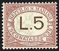 SAN MARINO  Segnatasse