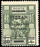 OCCUPAZIONI STRANIERE DELLE COLONIE FEZZAN - Occupazione Francese 