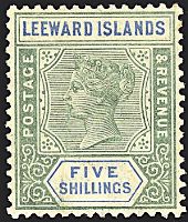 COLONIE INGLESI LEEWARD ISLANDS 