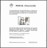 ITALIA REPUBBLICA  Foglietti