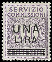 ITALIA REGNO  Servizio commissioni