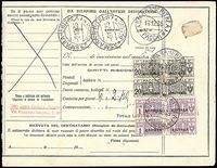 COLONIE ITALIANE ERITREA Pacchi postali