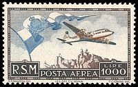 SAN MARINO  Posta aerea