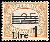 SAN MARINO  Segnatasse