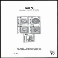 ITALIA REPUBBLICA  Foglietti pubblicitari