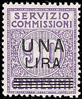 ITALIA REGNO  Servizio commissioni