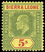 COLONIE INGLESI SIERRA LEONE 
