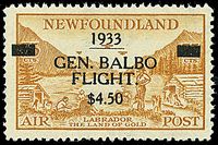 COLONIE INGLESI TERRANOVA Posta aerea