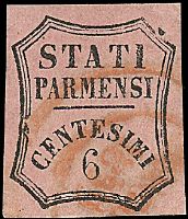 ANTICHI STATI ITALIANI PARMA Segnatasse per giornali