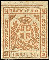 ANTICHI STATI ITALIANI MODENA Governo Provvisorio