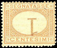 ITALIA REGNO  Segnatasse