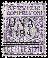 ITALIA REGNO  Servizio commissioni