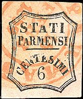 ANTICHI STATI ITALIANI PARMA Segnatasse per giornali