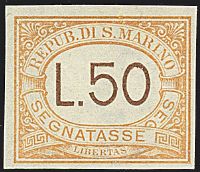 SAN MARINO  Segnatasse