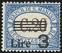 SAN MARINO  Segnatasse