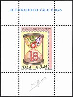 ITALIA REPUBBLICA  Foglietti