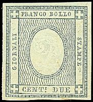 ANTICHI STATI ITALIANI SARDEGNA Francobolli per giornali