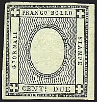 ANTICHI STATI ITALIANI SARDEGNA Francobolli per stampati