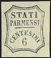 ANTICHI STATI ITALIANI PARMA Segnatasse per giornali