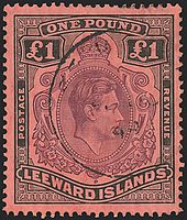 COLONIE INGLESI LEEWARD ISLANDS 