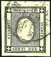 ANTICHI STATI ITALIANI SARDEGNA Francobolli per stampati