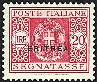 COLONIE ITALIANE ERITREA Segnatasse