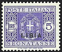 COLONIE ITALIANE LIBIA Segnatasse
