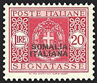 COLONIE ITALIANE SOMALIA Segnatasse