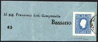 ANTICHI STATI ITALIANI LOMBARDO VENETO Segnatasse per giornali