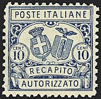 ITALIA REGNO  Recapito autorizzato