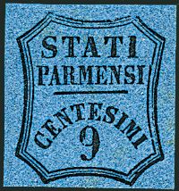 ANTICHI STATI ITALIANI PARMA Segnatasse per giornali