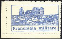 ITALIA REGNO  Franchigia militare