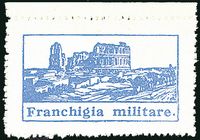 ITALIA REGNO  Franchigia Militare