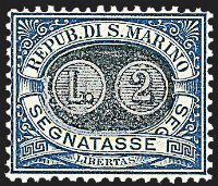 SAN MARINO  Segnatasse