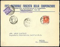 REPUBBLICA SOCIALE ITALIANA  Marche da bollo usate per posta