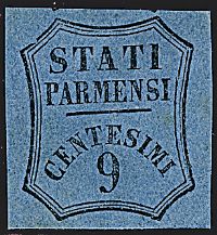 ANTICHI STATI ITALIANI PARMA Segnatasse per giornali