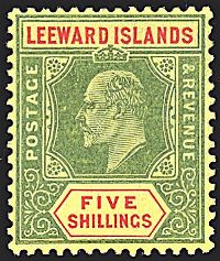 COLONIE INGLESI LEEWARD ISLANDS 