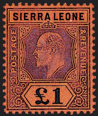 COLONIE INGLESI SIERRA LEONE 