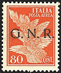 REPUBBLICA SOCIALE ITALIANA  Posta aerea