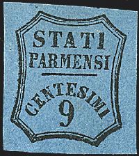 ANTICHI STATI ITALIANI PARMA Segnatasse per giornali