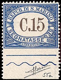 SAN MARINO  Segnatasse