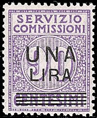 ITALIA REGNO  Servizio commissioni