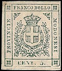 ANTICHI STATI ITALIANI MODENA Governo Provvisorio