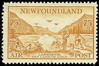 COLONIE INGLESI NEWFOUNDLAND Posta aerea