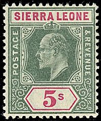 COLONIE INGLESI SIERRA LEONE 