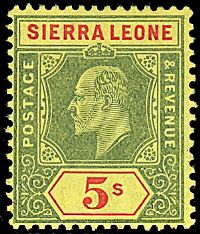 COLONIE INGLESI SIERRA LEONE 