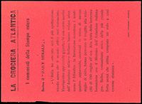 CARTINE - ORARI - ETICHETTE - CARTOLINE  