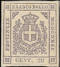 ANTICHI STATI ITALIANI MODENA Governo Provvisorio