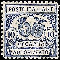 ITALIA REGNO  Recapito autorizzato