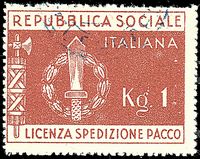 REPUBBLICA SOCIALE ITALIANA  Franchigia militare